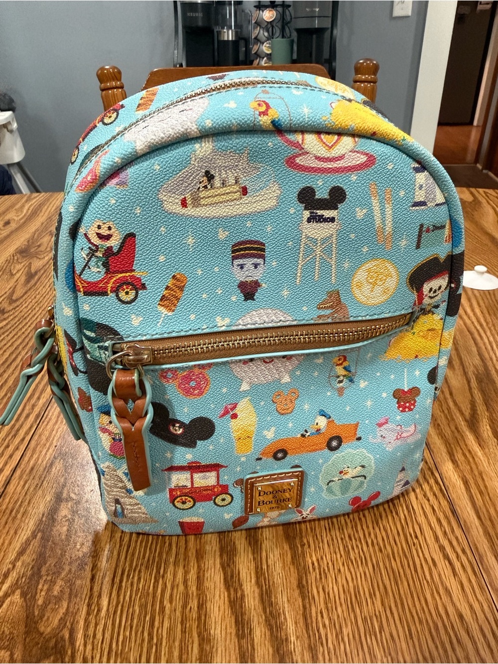 Disney Light Blue Park Icon Mini Backpack